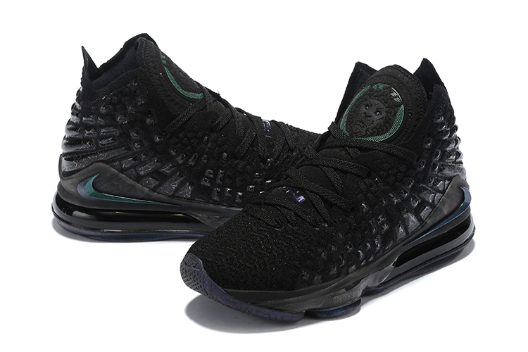 2020 Nike LeBron James 17 Black Jade - Click Image to Close